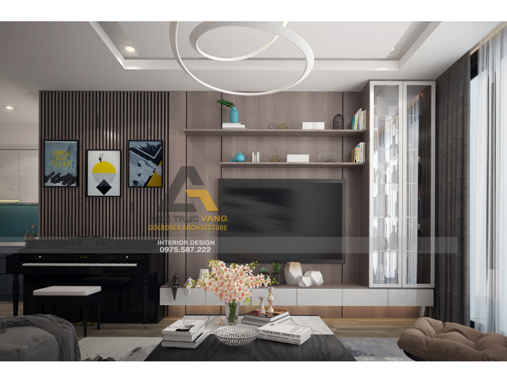 Thiết kế căn hộ M3-3802 Metropolis nhà Anh Tú