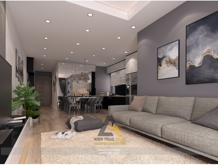 Thiết kế chung cư nhà Anh Long- Time City