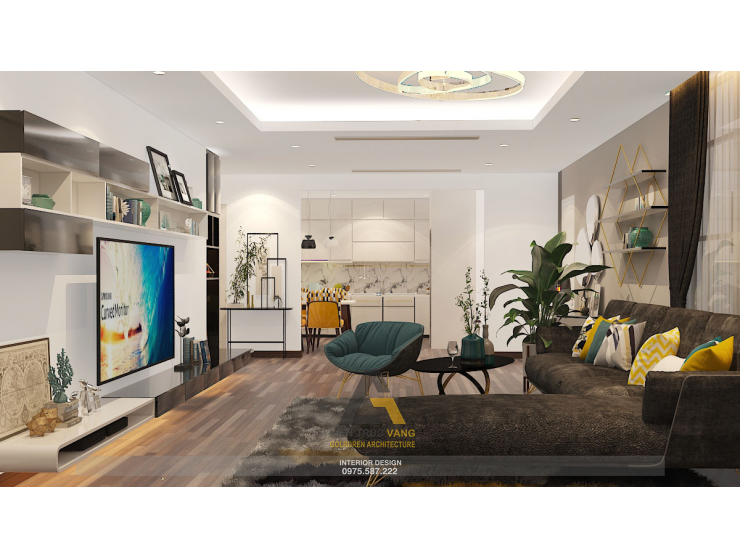 Thiết kế căn hộ chung cư nhà chị Thủy-Tầng 08-Trần Xuân Soạn