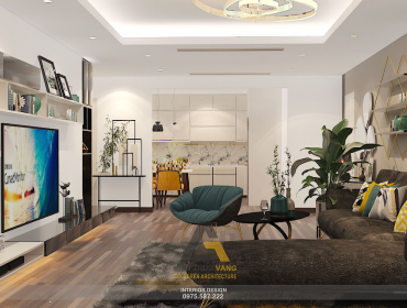 Thiết kế căn hộ chung cư nhà chị Thủy-Tầng 08-Trần Xuân Soạn