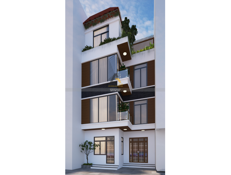 Thiết kế kiến trúc nhà Phố Anh Hùng
