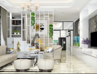 Thiết kế biệt thự nhà anh Hưng- Long Biên