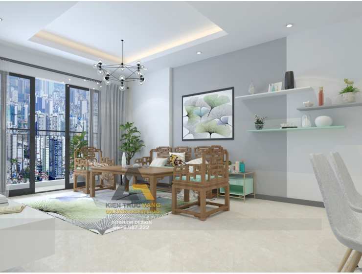 Thiết kế căn chung cư Ngoại Giao Đoàn