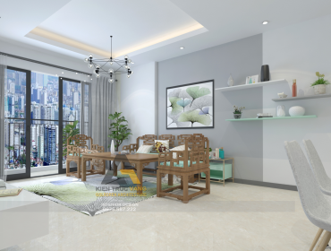 Thiết kế căn chung cư Ngoại Giao Đoàn