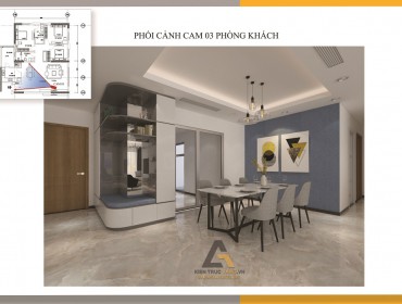 Thiết kế nội thất chung cư Paragon 503