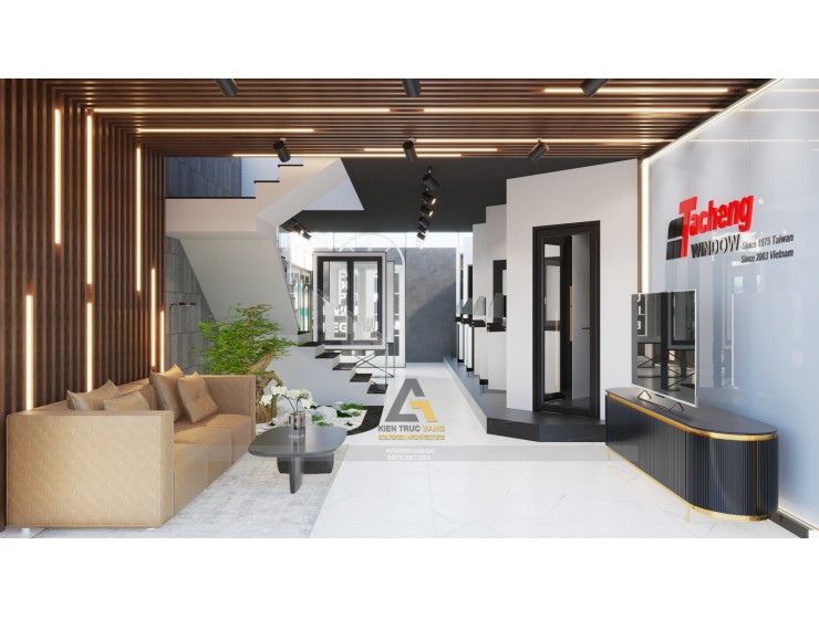 Thiết kế - Thi công Showroom - Cửa hàng - Nhôm Kính Tacheng