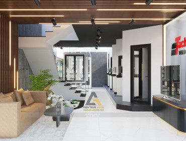 Thiết kế - Thi công Showroom - Cửa hàng - Nhôm Kính Tacheng