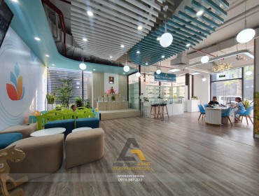 Thi công phòng khám Med 247 số 03 Lương Yên